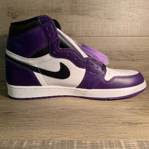 Air Jordan 1 Retro High OG Court Purple - Picture 2 of 7